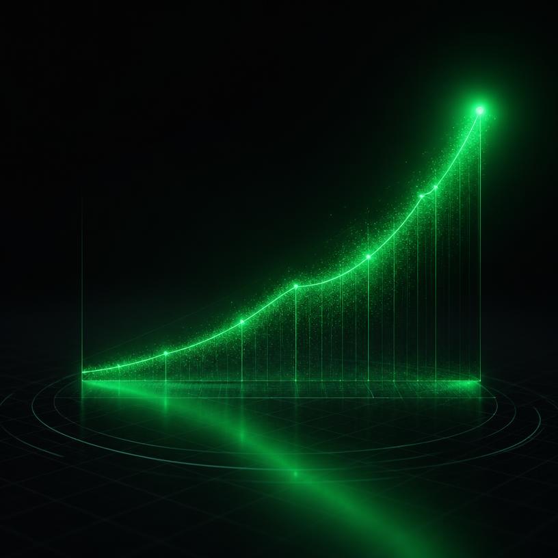 Projected credit score trajectory